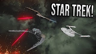 Klingons VS Starfleet Battlegroup! - Star Trek Discovery EPIC Battle - Space Engineers!