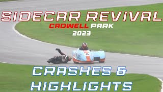 Sidecar Revival  Cadwell Park 46th August 2023  Crashes & Highlights!