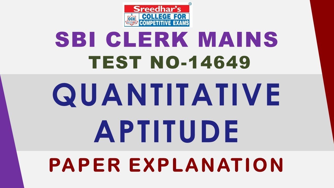 sbi-clerk-mains-test-no-14649-quantitative-aptitude-part-1-youtube