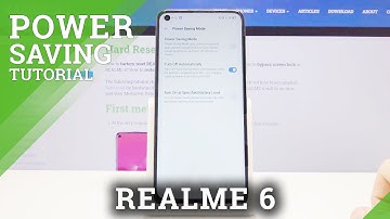 How to Enable Power Saving Mode in REALME 6 – Extend Battery Life