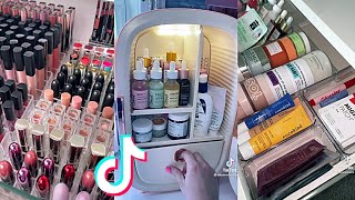 Organizing Makeup And Skincare Products | TikTok Compilation | ASMR