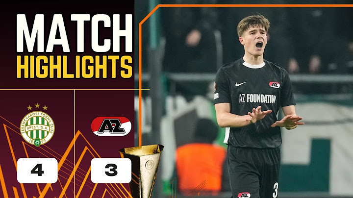 Ferencváros - AZ Alkmaar | 4-3 | Kiemelések | Európa Liga 2024-25 | ferencvaros alkmaar