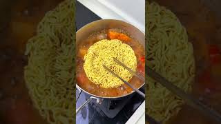 would you eat this? #cooking #turkeynoodles #asmr #food #spicynoodlesoup #delicious #noodles #ramen