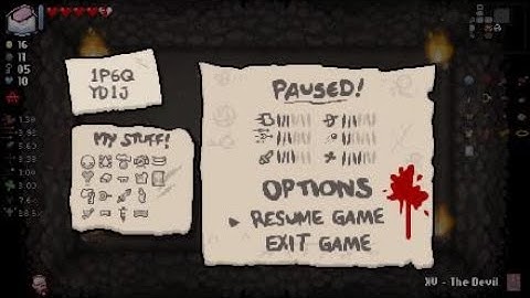 Tboi repentance first bethany run R Key