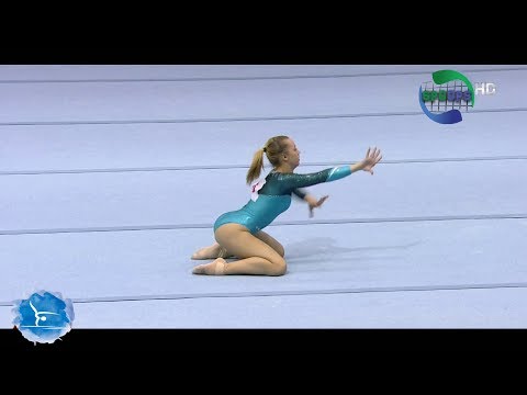 Andreea Ciurusniuc - Floor | Romanian Gymnastics Championships 2018 | ᴴᴰ