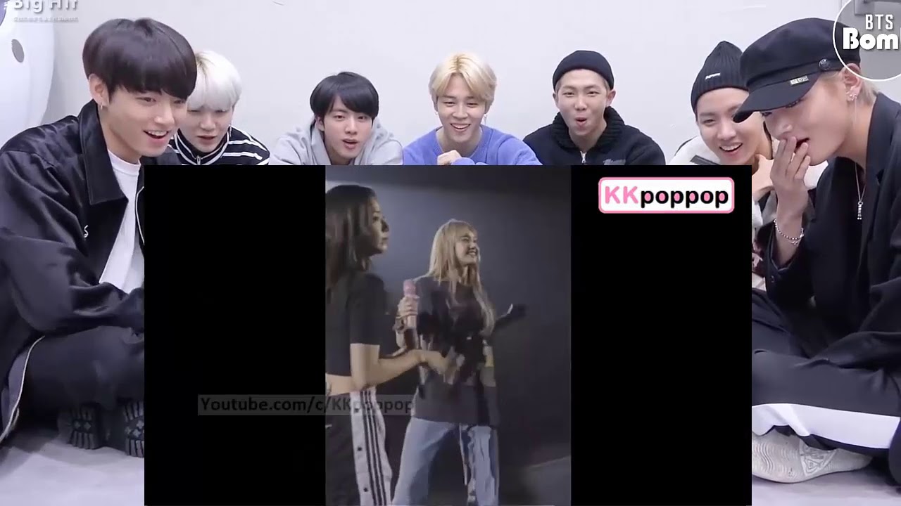 BTS Reaction to BLACKPINK When you can't understand Lisa 