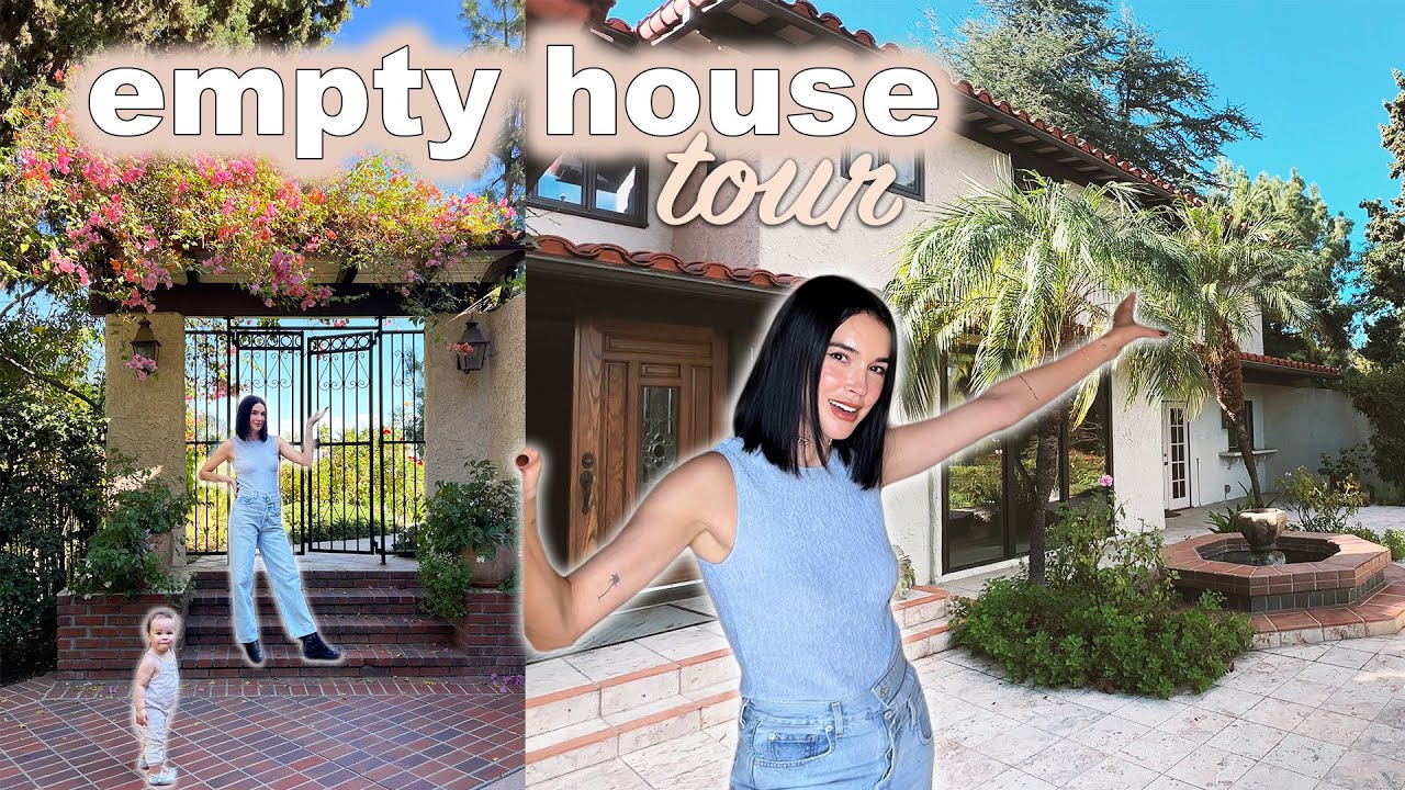 EMPTY HOUSE TOUR of our DREAM HOME! 😭 Mediterranean style with LOTS of