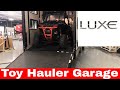 Luxe Toy Hauler Fifth Wheel - 48FB with side patio 16 garage - Polaris RZR