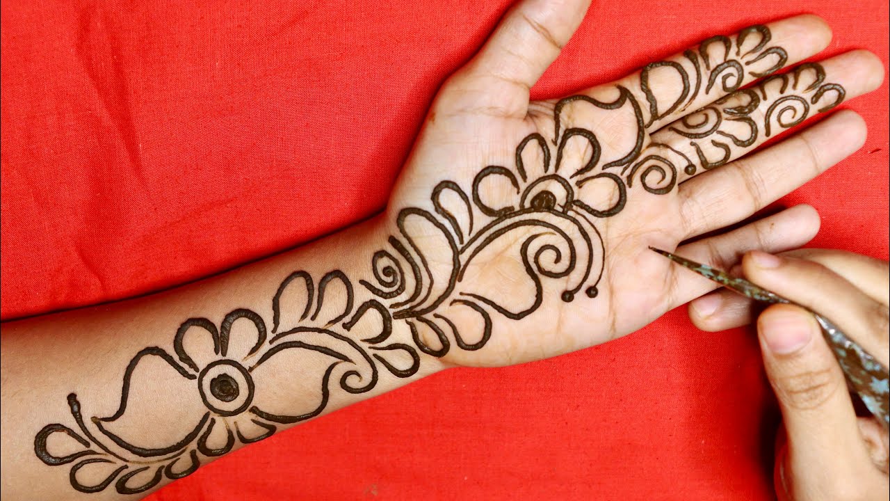 Simple full hand arabic mehndi design | Latest wedding mehndi design ...