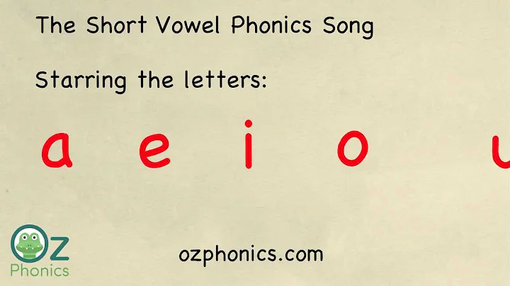 New Zealand Phonics Song - aeiou short vowels