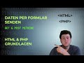 HTML &amp; CSS Formular Daten übergeben | POST vs GET einfach erklärt!