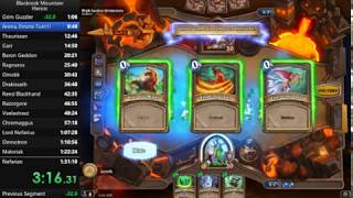 Hearthstone: Heroic Blackrock Mountain Speedrun in 1:14:15 (beaten)