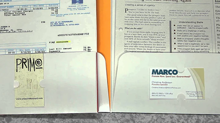 Two Pocket Custom Presentation Folders - Solid Colors - MARCO