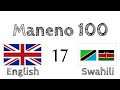 Maneno 100 - Kiingereza - Kiswahili (100-17)