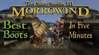 Ten Pace Boots & Boots of Blinding Speed: BEST boots in Morrowind in 5 Minutes 2-for-1 special!