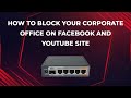 How to Block Facebook & Youtube & Specific User/IP Allow on Mikrotik Router