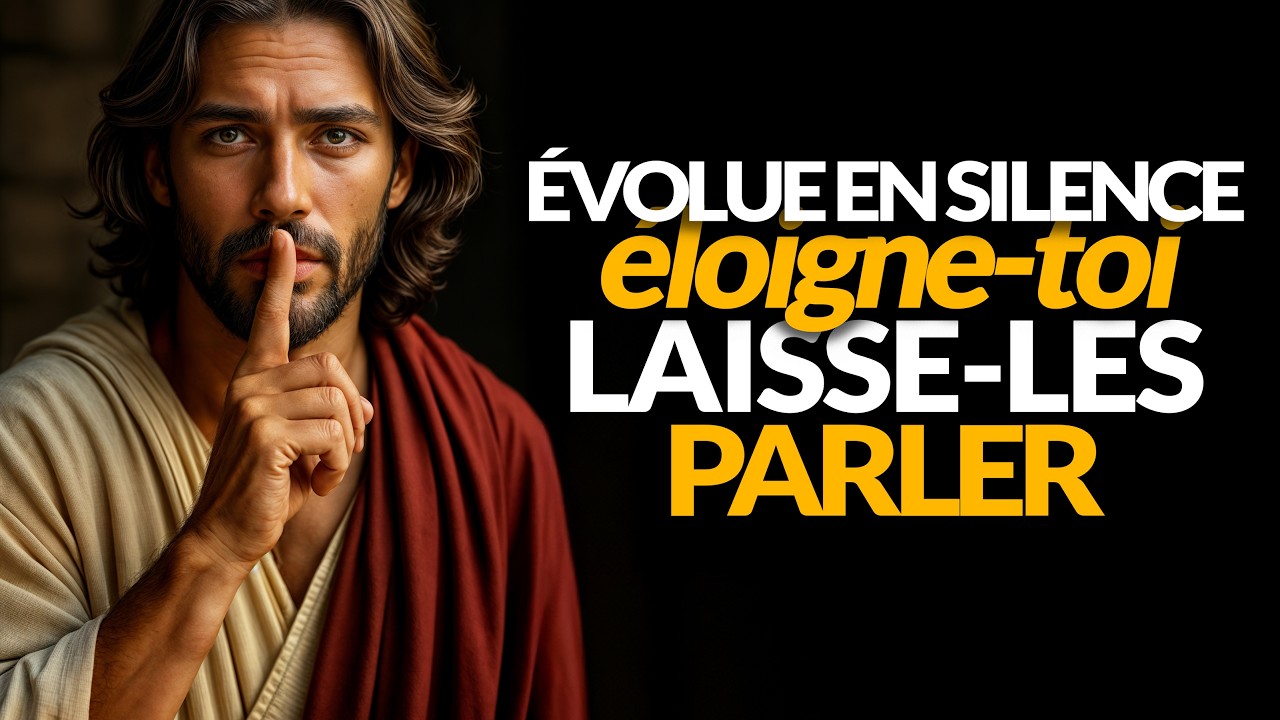 ÉVOLUE EN SILENCE, ÉLOIGNE-TOI ET LAISSE LES PARLER | SAGESSE CHRÉTIENNE