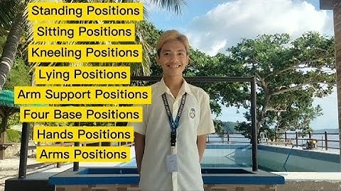 Basic Positions Where Most Exercises Begins | BSIT1-D