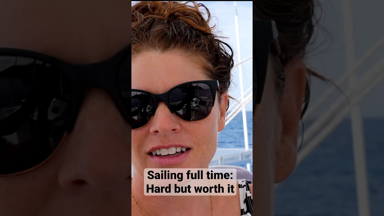 Sailing full time isn’t easy. But it’s worth it #sailing #sailingfamily #boatlife #sailinglife #boat