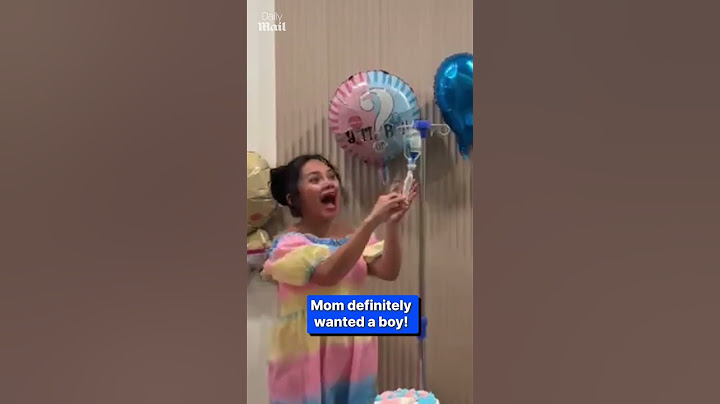 Pregnant mom uses IV bag for medical-themed gender reveal
