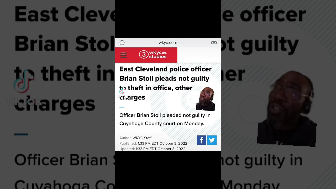⁣East Cleveland Cop pleads not guilty to theft and other charges. #ohio #shorts #acabdevil