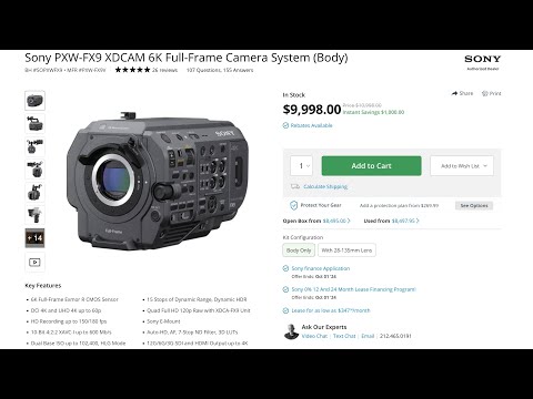 Sony FX9 successor coming in late summer? After that the A7sIV and 1-2 more Alpha cameras?