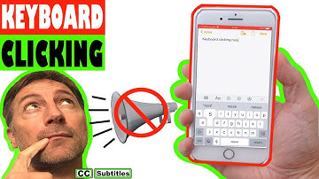 iPhone Hoe klikgeluid op het toetsenbord uit te schakelen