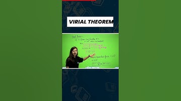 ⚡Virial Theorem Trick🔥 #Shorts #PhysicsWallah