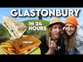 24 HOURS IN GLASTONBURY | Vegan Food UK Tour (our van life adventure)