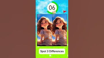 ONLY IQ Over 130 can find the differences! #shorts #findthedifference #brainexercise