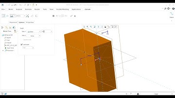 Creo Command- Taper in Extrude