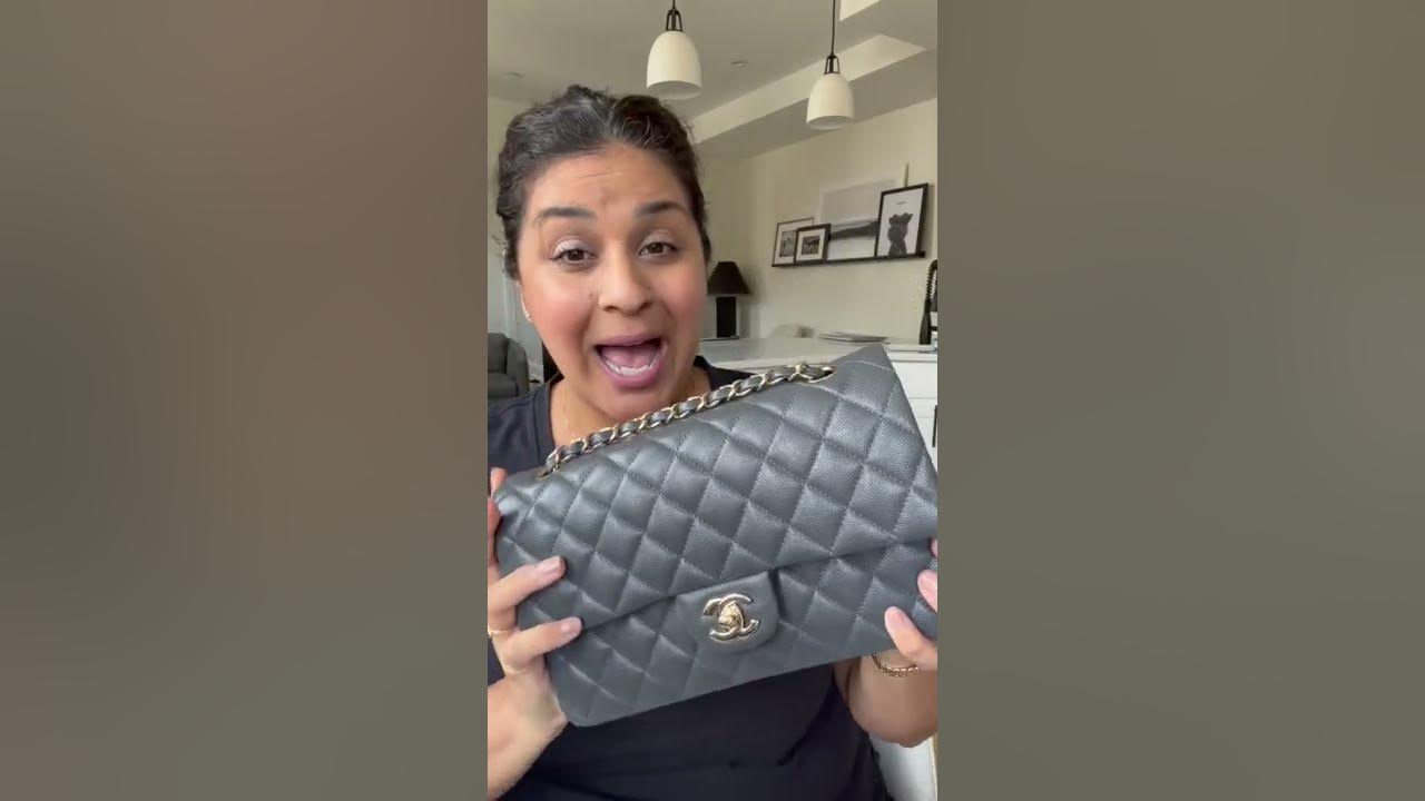 Unboxing : Chanel Small Classic Double Flap in GHW (caviar) / What's in my  bag 