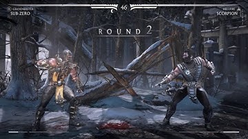 Mortal Kombat XL Revenant Sub-Zero VS Tournament Scorpion