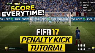 HOW TO SCORE EVERY PENALTY IN FIFA 17 TUTORIAL - MOST UNIQUE TECHNIQUE TO USE IN FUT CHAMPIONS