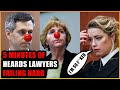 5 MINUTES of Amber Heards Lawyers FAILING HARD | Johnny in tears Laughing 😂