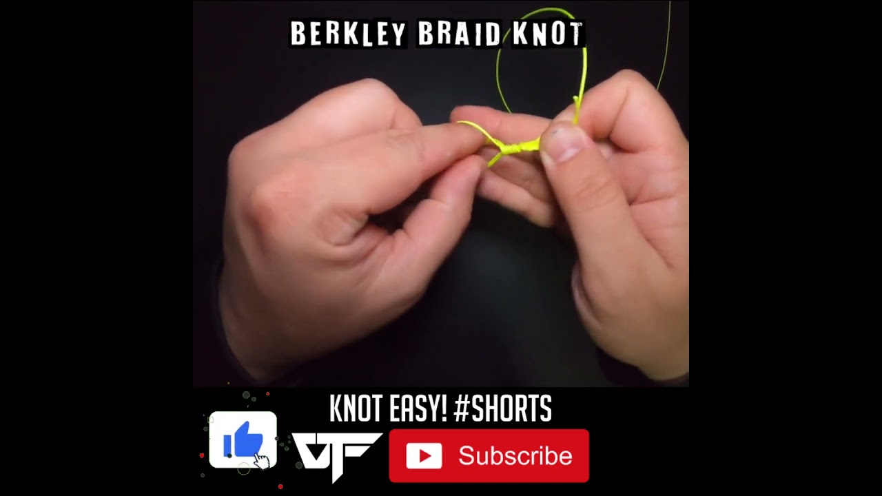How to Tie a BERKLEY BRAID KNOT! Knot Easy! Shorts Fishing Knot Tutorial POBSE