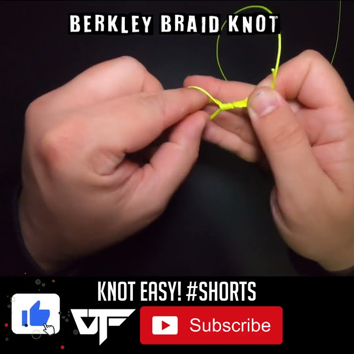 How to Tie a BERKLEY BRAID KNOT! Knot Easy! Shorts Fishing Knot Tutorial YouTube