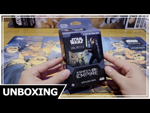 Luke Skywalker Spotlight Deck SWU Unboxing - YouTube