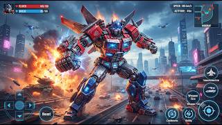 Ultimate Optimus Prime Robot Car & Jet Transformation 🔥 | Android Gameplay 2026 screenshot 3