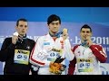 [Sun Yang] victory ceremony of men&#39;s 1500m fr  in 2011 FINA world championships in Shanghai