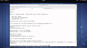 SSH Port Forwarding with OpenShift PaaS