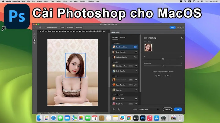 Hướng dẫn cài photoshop cho macbook full