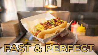 POV: NONSTOP LUNCH RUSH 🌭 MAKING HOT DOGS IN OUR FOOD TRAILER (PART 3 OF 4)