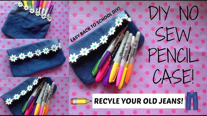 DIY Pencil Case - Genuine Leather Roll Up Pen Pencil Case, Back to school  will be more fun if you ha…