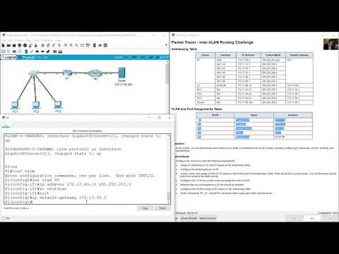 4.5.1 Packet Tracer - Inter-VLAN Routing Challenge