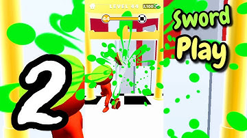 SWORD PLAY! NINJA SLICE RUNNER: GAMEPLAY WALKTHROUGH "LEVEL 28-45" PART 2 (IOS/ANDROID)