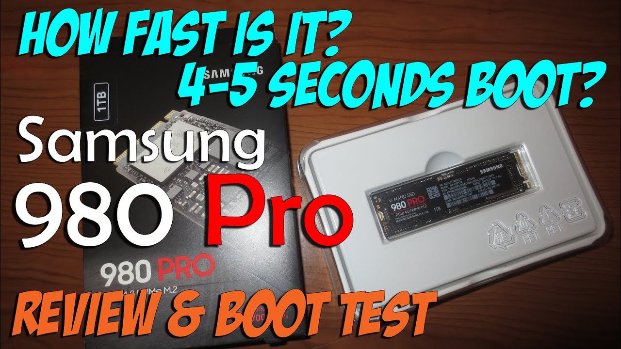 Test SSD Samsung SSD 980 PRO V-NAND M.2 PCIe 4.0 