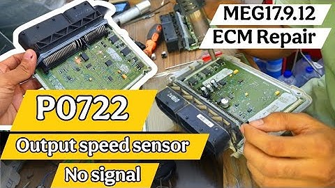 P0722 Snelheidssensor levert geen signaal op, MEG17.9.12 Ecm-reparatie.