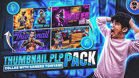 [PLP] 🔥 Free Fire Thumbnail Preset Pack | Pixellab Thumbnail PlP Presets | Ft. @gamertoyami