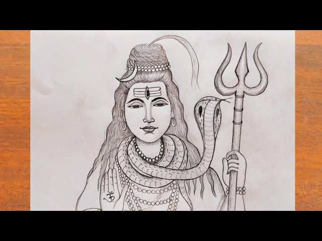Shankar Bhagwan, sketch, lord, god, HD phone wallpaper | Peakpx
